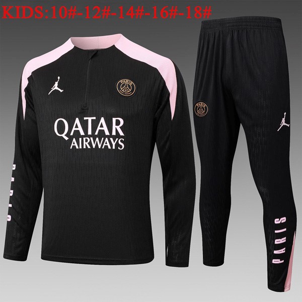 Enfant Training PSG 2024-25 Noir Rose